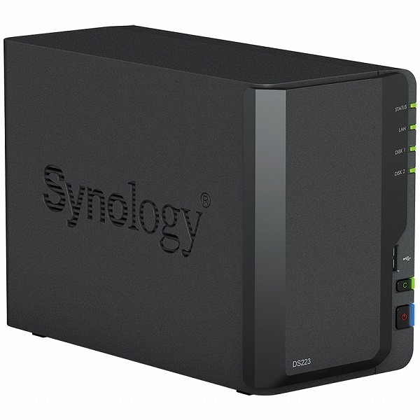 Synology Realtek RTD1619B CPU搭載 低価格2ベイNAS DiskStation DS223