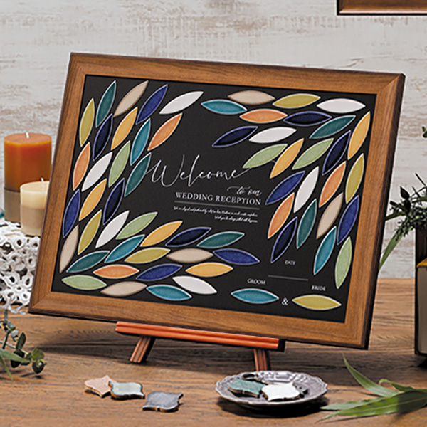 25％OFF】ウェルカムタイルボード（リーブス） M 60名様対応