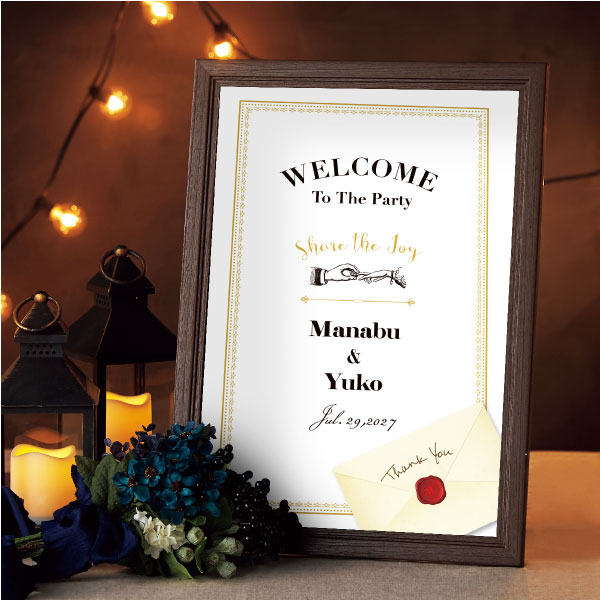 グラフィック ウェルカムボード（ディアオールド）|ウェルカムボード