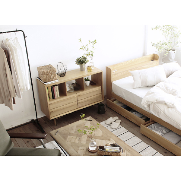 送料無料】木のぬくもり溢れる北欧風ローチェスト|インテリア・雑貨