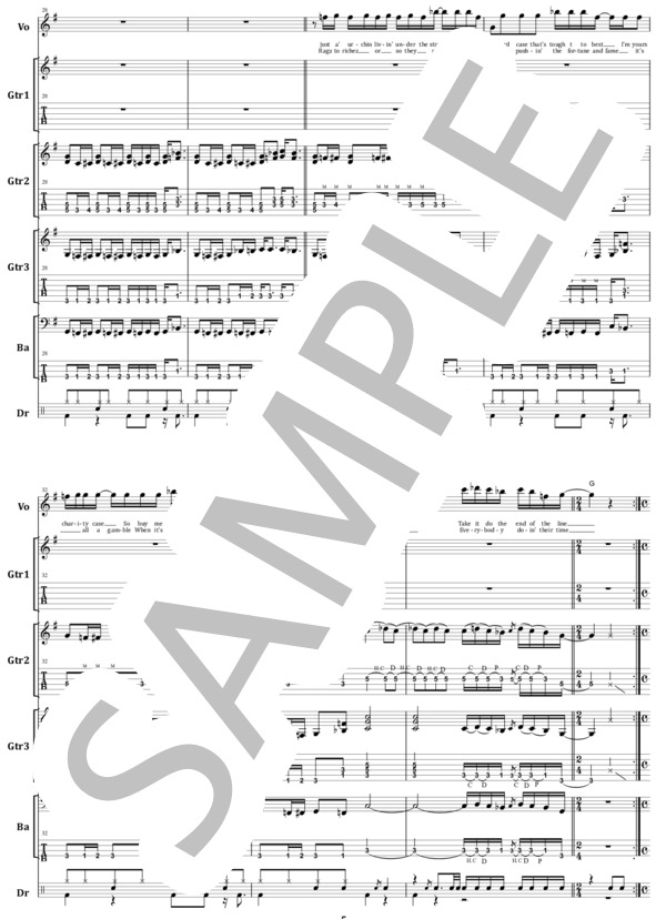 楽譜】GUNS N' ROSES / PARADISE CITY バンド・スコア from68 / GUNS N