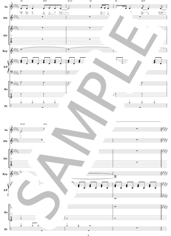 楽譜】ハート / ALONE バンド・スコア from68 / HEART (バンドスコア