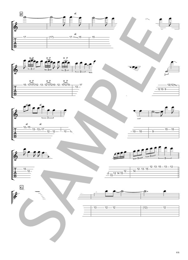 楽譜】風にきえないで / L'Arc～en～Ciel / L'Arc〜en〜Ciel (エレキ