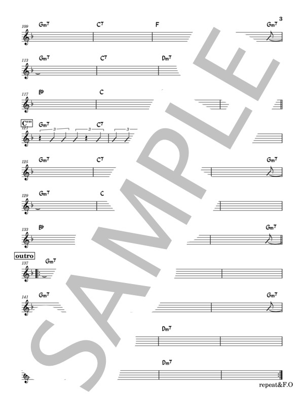 楽譜】 バンド用コード譜 KEY=C#m / 松任谷 由実 (その他 / その他