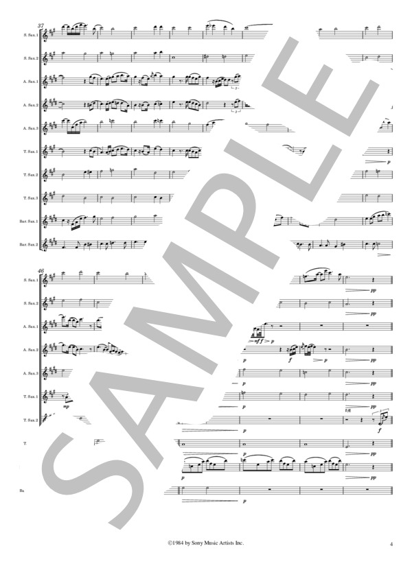 楽譜】FORGOTTEN SAGA ～和泉宏隆～ サックス10重奏 / ザ・スクエア