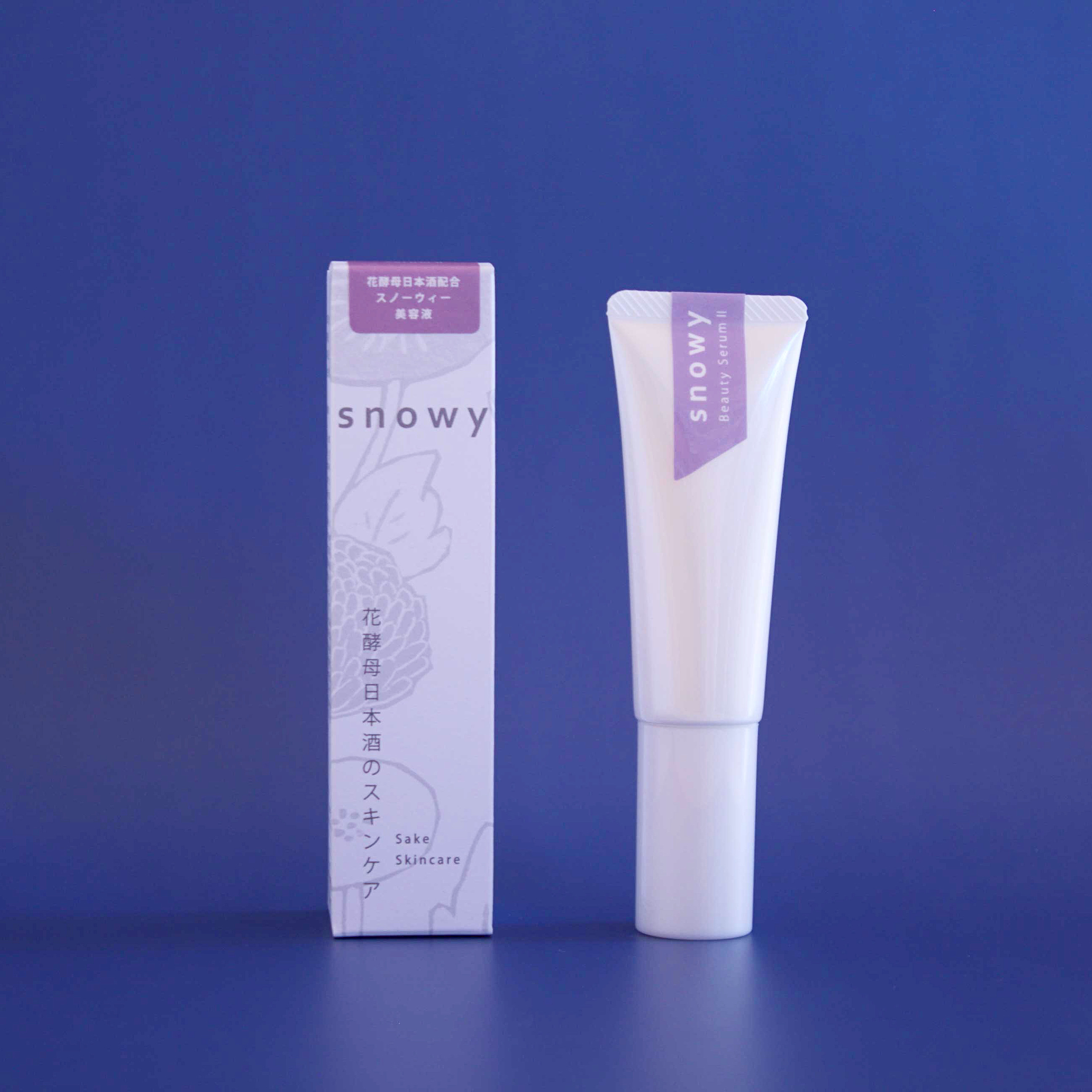 エイジング+毛穴ケアに｜ snowy 花酵母日本酒の美容液2