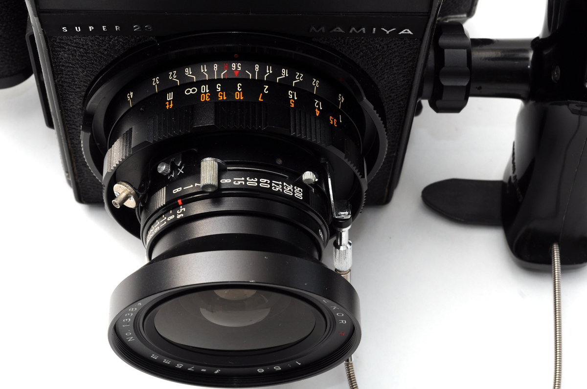 マミヤ スーパー23ブラック+セコールP75㎜F5.6 中古カメラ・レンズ販売