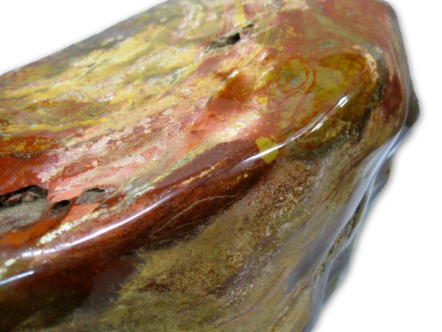 羽茂五色石 磨き 景石 鑑賞石 水石 【商品番号：m-ni135】