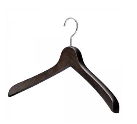 楽天市場】SET-02/木製メンズシャツハンガー/5本組/スモークブラウン