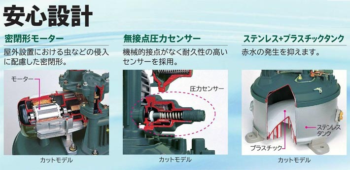 楽天市場】井戸ポンプ【工事費込】WT-P125Y 日立 浅井戸ポンプ 自動 浅