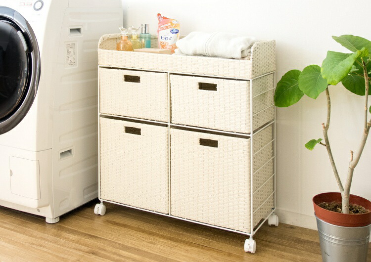 楽天市場】【最大全額タダ！3/5限定で当選確率2分の1】ランドリー収納