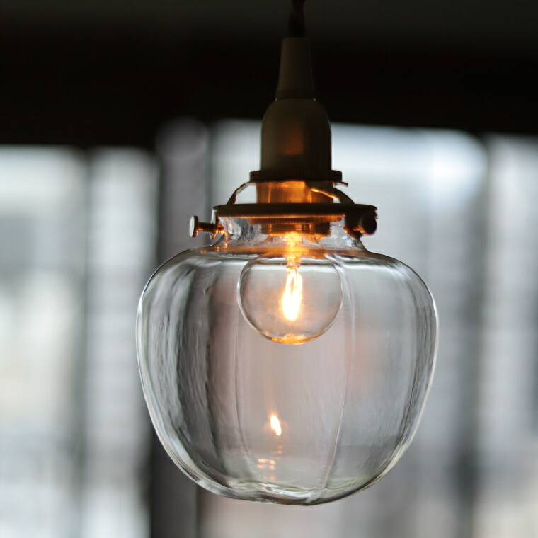 ☆E17 3点留めペンダントライト100㎝＋ガラスシェード ポム | 定価販売