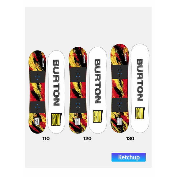 キッズ スノーボード2点セット】BURTON GROM スノーボード ＆ BURTON
