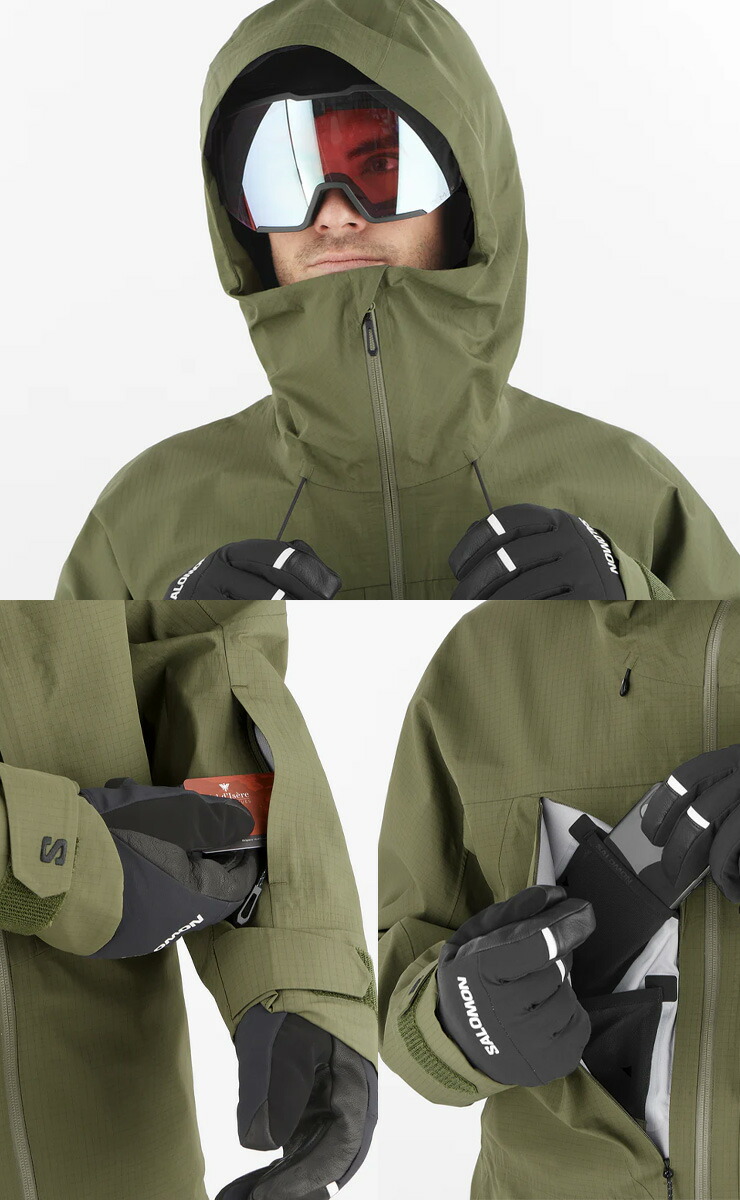 24-25 SALOMON サロモン SONIC 3L JACKET ソニック スリーレイヤー