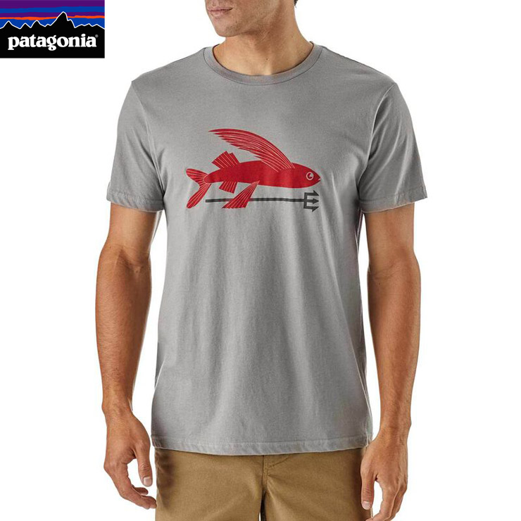 PATAGONIA パタゴニア Flying Fish Organic T-Shirt フライング