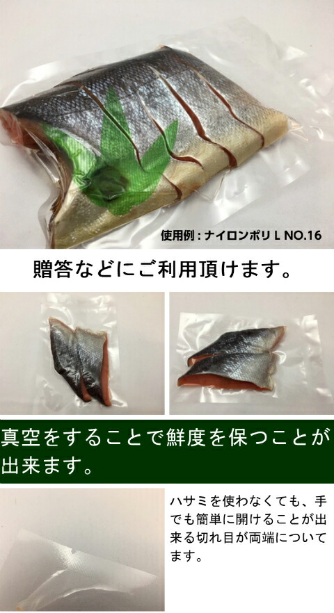 楽天市場】【5%OFF】真空袋 袋 ナイロンポリ L タイプ NO.10 170×280mm