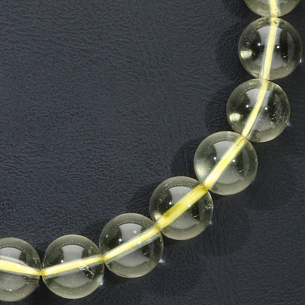 リビアングラス ブレスレット 8mm 18cm メンズ M レディース L サイズ