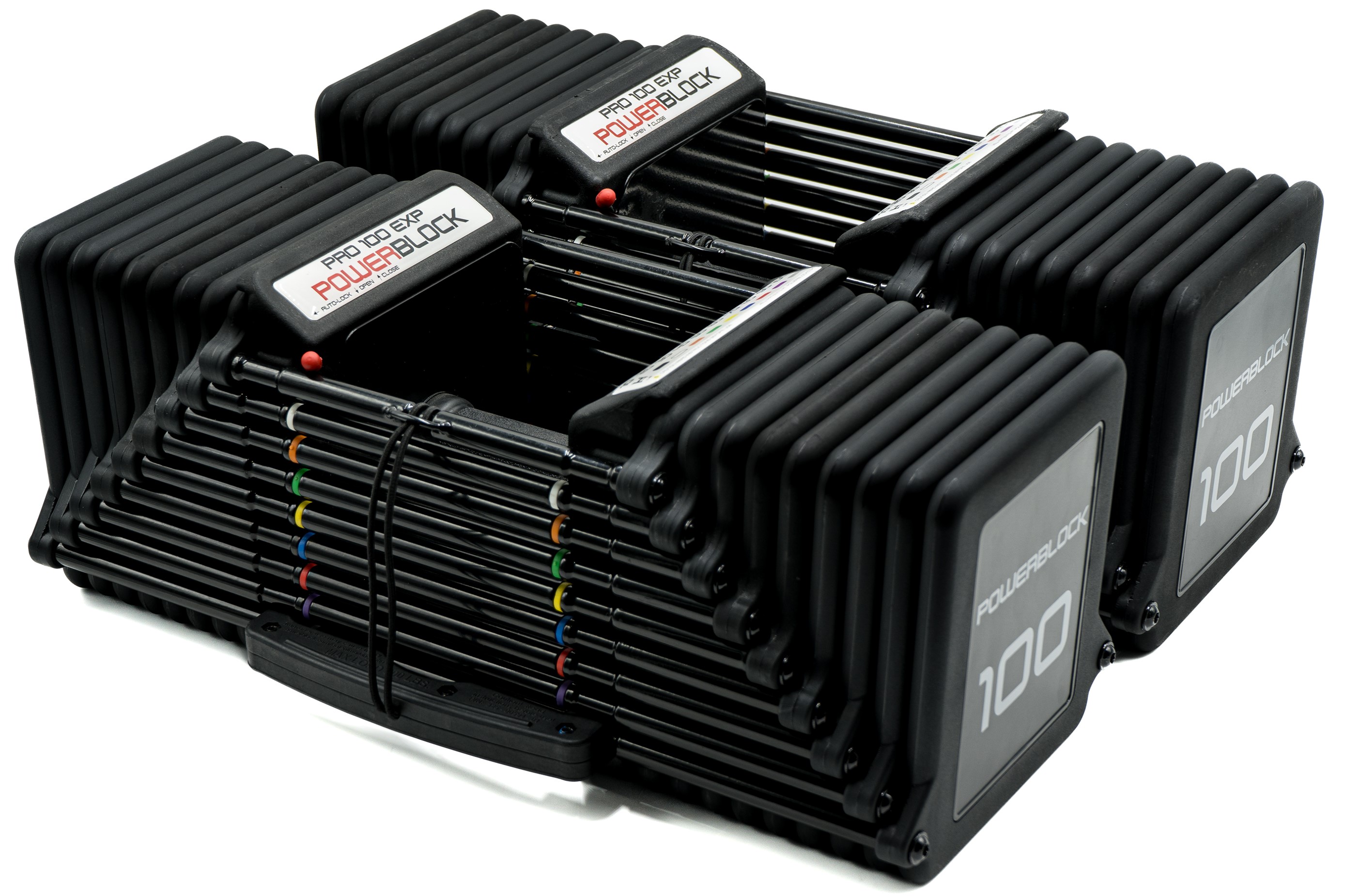 楽天市場】【可変式ダンベルの元祖】POWER BLOCK PRO100 EXP ウレタン