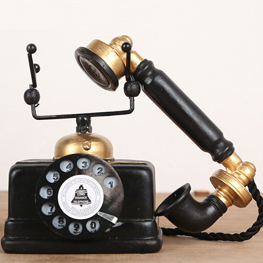 楽天市場】＼スーパーSALE／【50%OFF】 レトロ 電話機 オブジェ