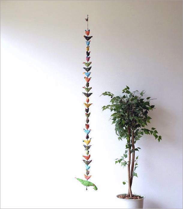 楽天市場】鳥 バード ベル おしゃれ オーナメント ガーランド 壁飾り