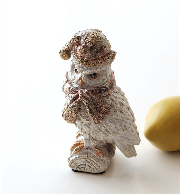 楽天市場】ふくろう 置物 オブジェ 雑貨 かわいい おしゃれ