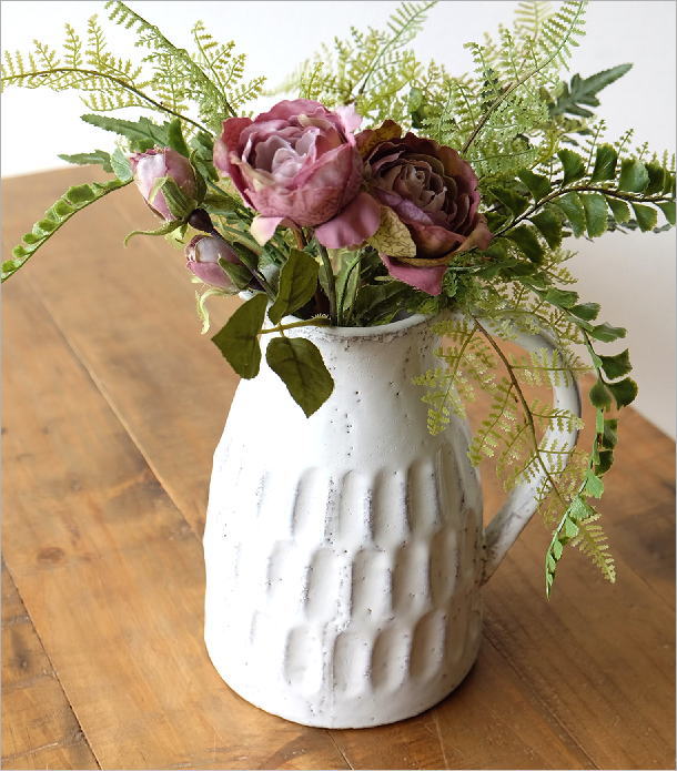 楽天市場】花瓶 おしゃれ 陶器 フラワーベース 花器 かわいい ハンドル