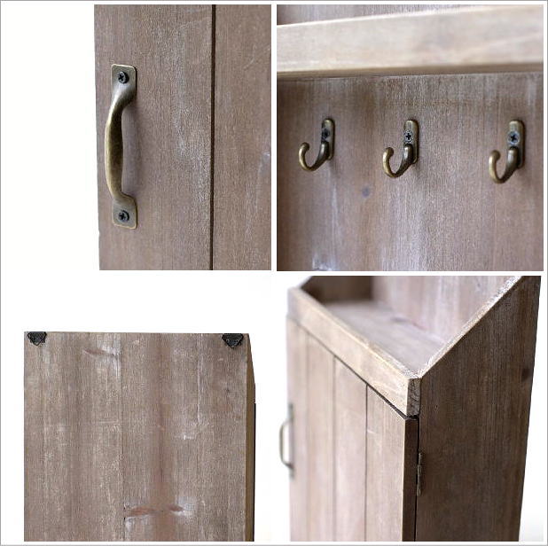 楽天市場】キーボックス 壁掛け おしゃれ かわいい 木製 ウッド