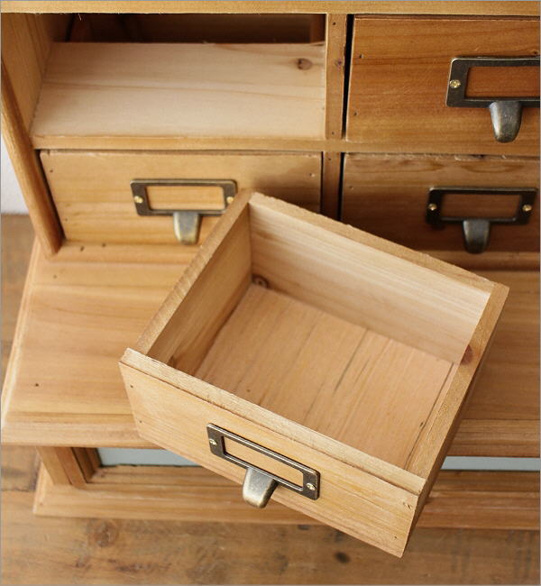 楽天市場】小物入れ 引き出し 収納 木製 ミニチェスト 卓上 壁掛け