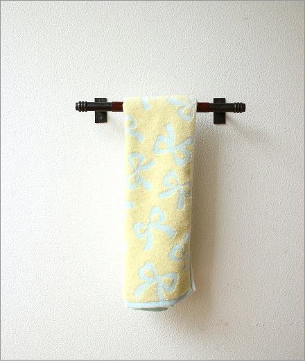 楽天市場】タオルハンガー ドアノブ 木製 アイアン アンティーク調