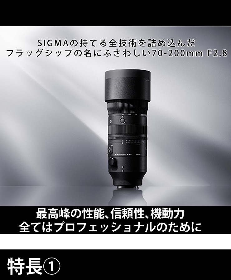 楽天市場】【ミニバッグ付き】 シグマ 70-200mm F2.8 DG DN OS （S