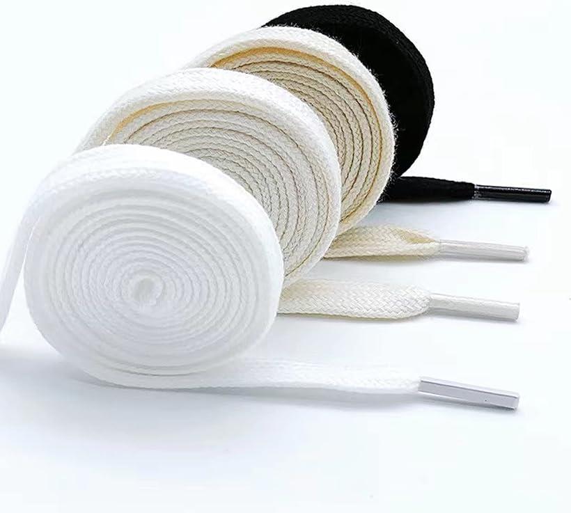 楽天市場】シューレース SHOELACES 純綿靴紐 長さ8MM幅 平紐 無地 靴