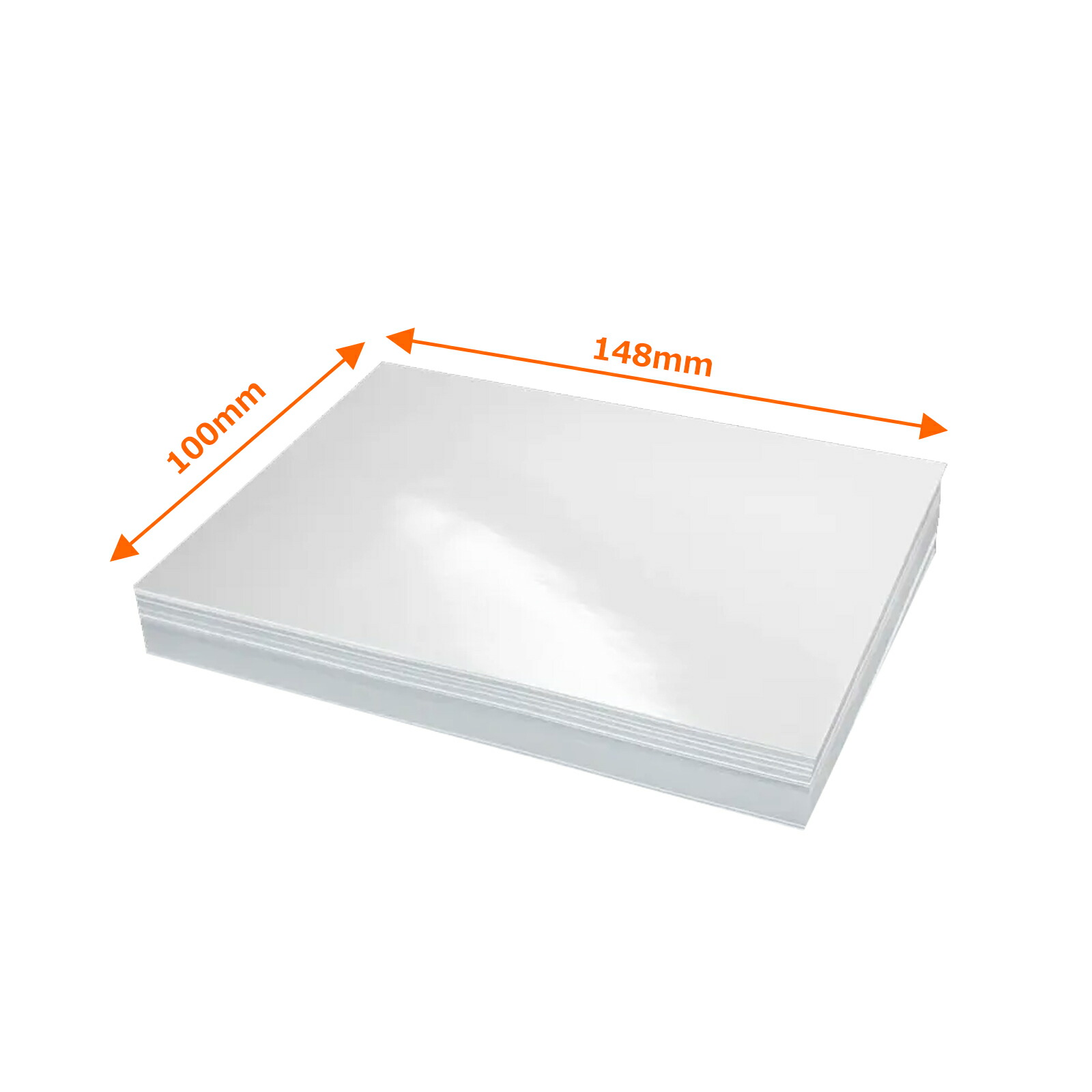 楽天市場】光沢紙 はがきサイズ 【 80枚入 / 320枚 】 写真用紙 無地