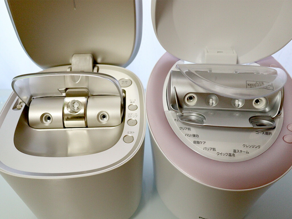 パナソニック ナノケアスチーマー「EH-SA0B」の温スチームと化粧水