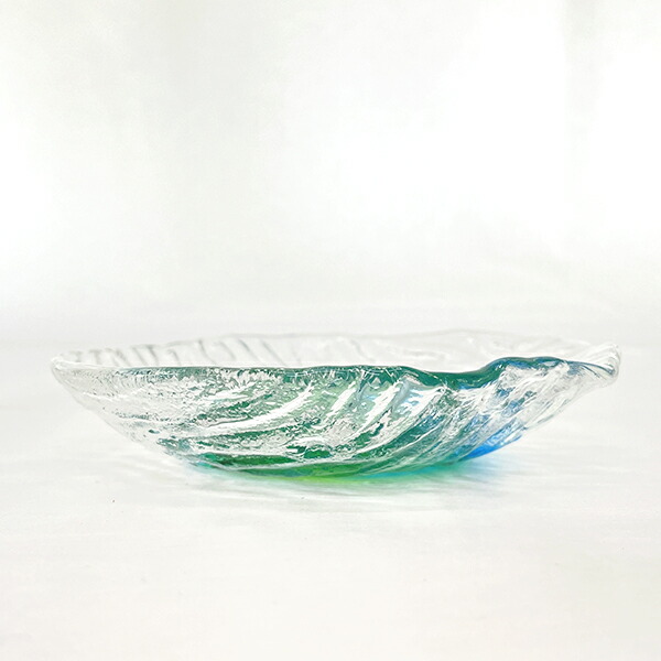 楽天市場】お皿 おしゃれ ガラス 食卓 和食 盛り皿 琉球ガラス 潮騒