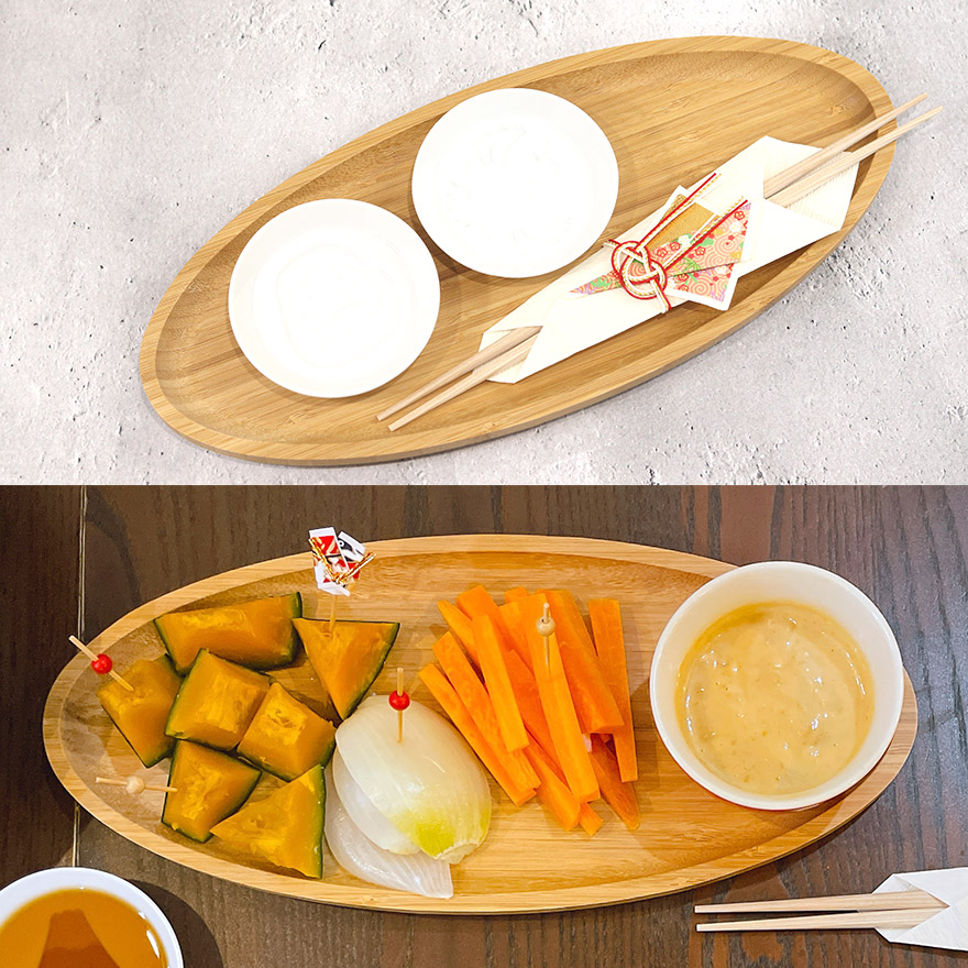 楽天市場】【2点で5％OFFクーポン配布中】 お盆 トレー 竹製 オーバル