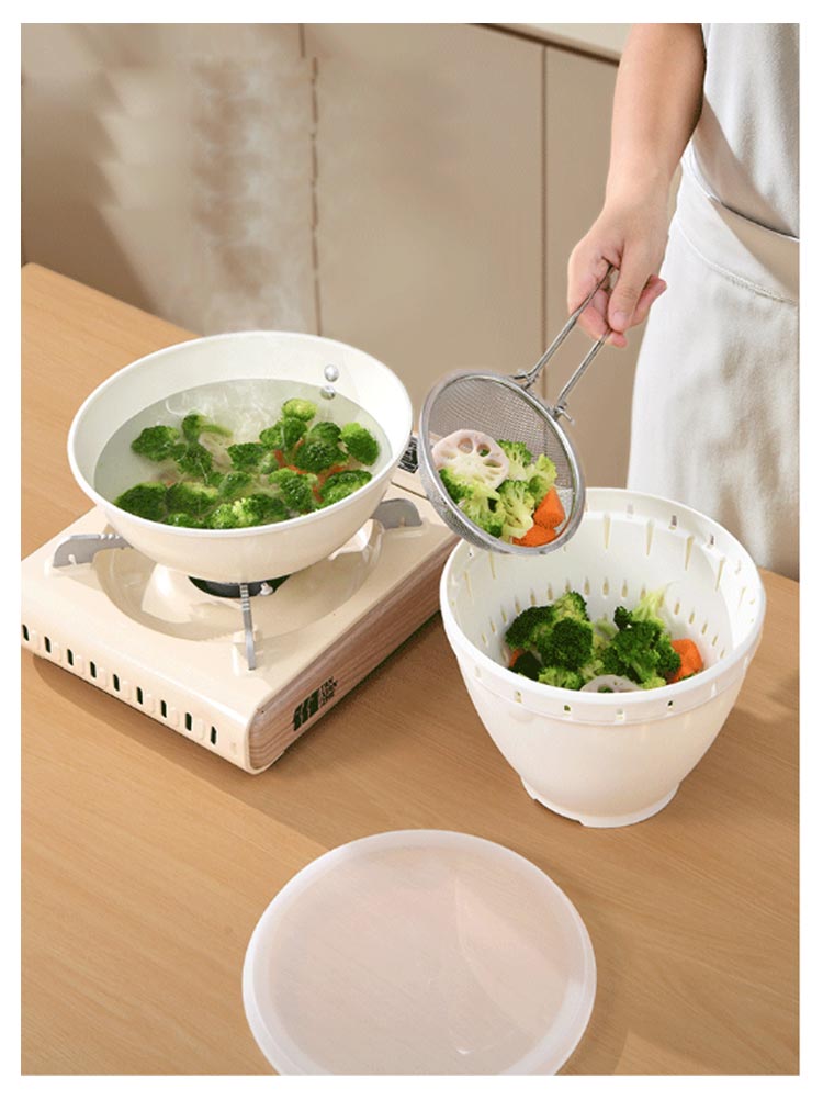 楽天市場】【大+小 2点セット】 ボール コランダー セット 蒸し器