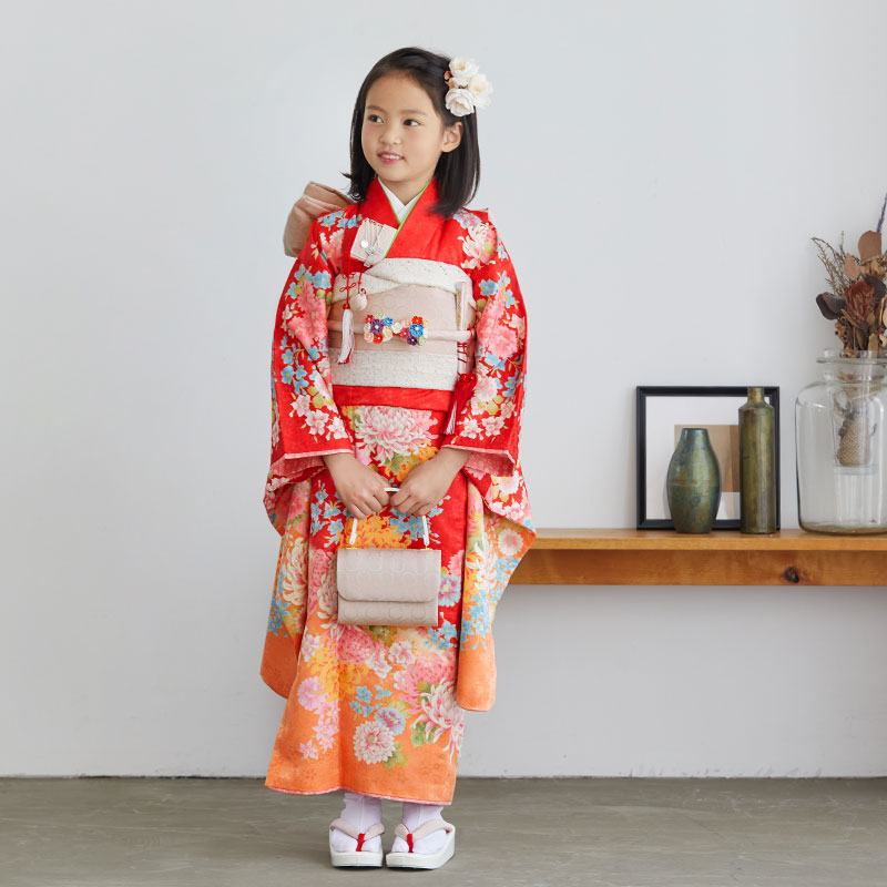 楽天市場】【レンタル】753 七五三 着物 7歳 フルセット 女の子