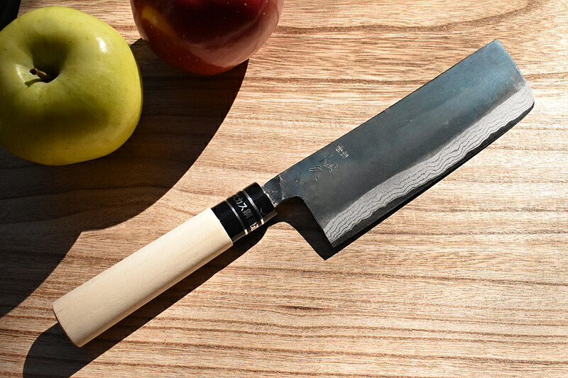 楽天市場】包丁 関の刃物 隆久 菜切包丁 菜切り包丁 ダマスカス 白鋼割