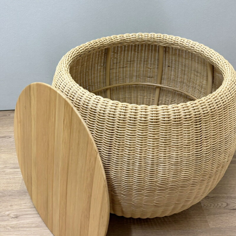 楽天市場】【限定1台!! サンプル品【7】】ラタン サイドテーブル M