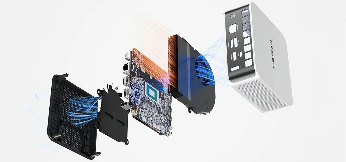 MINISFORUM ミニPC AI X1-255 メモリ32GB ストレージ1TB AMD Ryzen 7