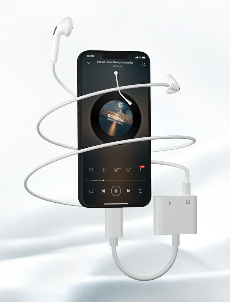 楽天市場】【楽天1位獲得】2in1 iPhone イヤホン変換ケーブル iPhone14