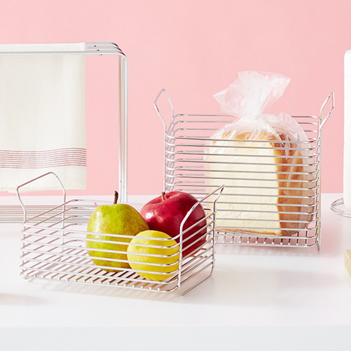 燕三条産hanautaキッチンバスケットS （ピンクゴールド） 楽天市場