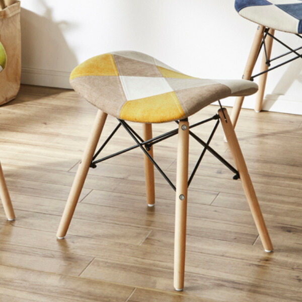 楽天市場】スツール 高さ45cm パッチワーク 木製 （ 送料無料 チェア