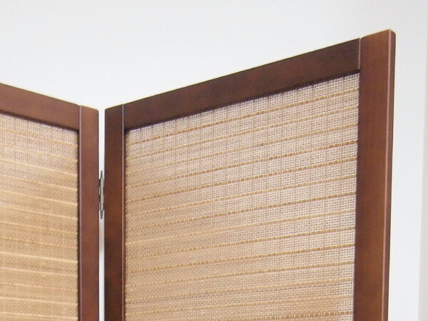 楽天市場】衝立 和風 竹すだれ衝立 2連 1270 高さ135cm （ 送料無料