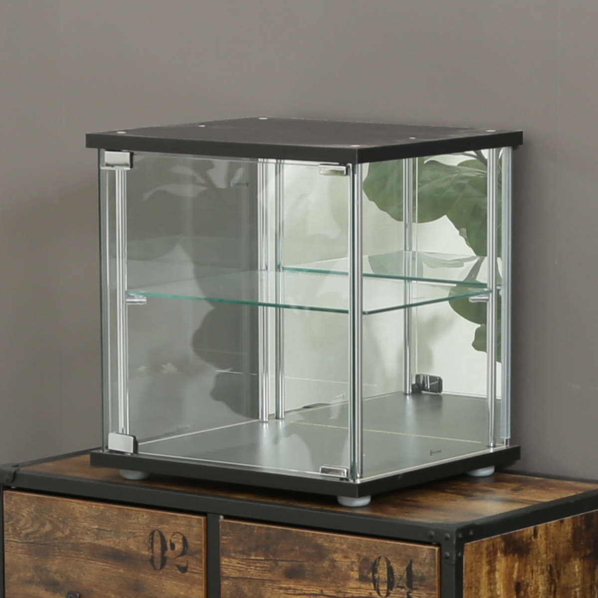 楽天市場】コレクションボックス 幅42.5cm 2段 キューブ型 ショー