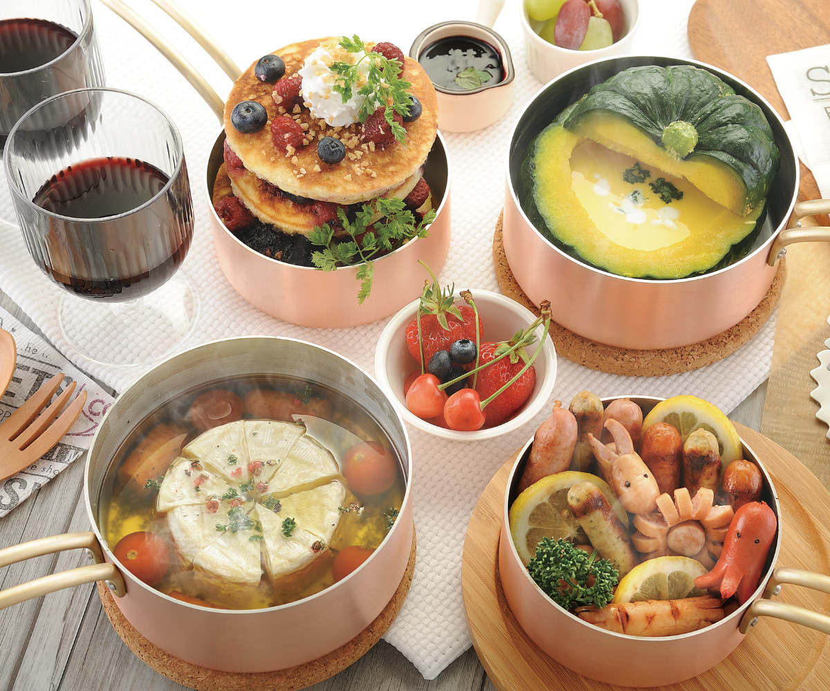 楽天市場】片手鍋 8cm ガス火専用 銅製 ちょこんと銅のプチパン 日本製