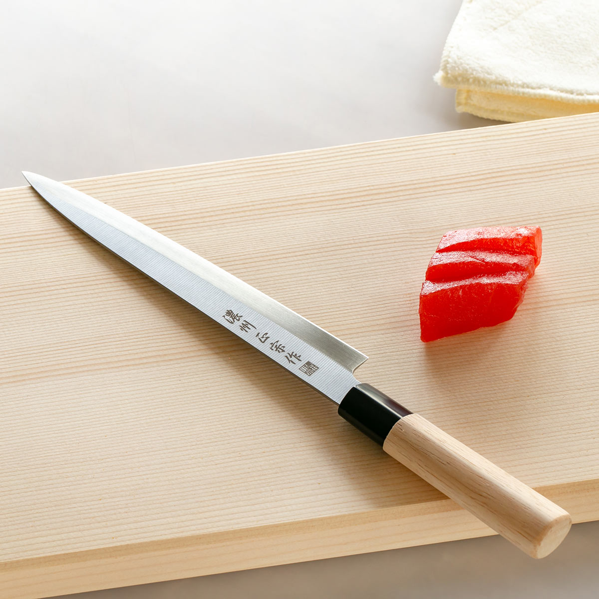 楽天市場】刺身包丁 刃渡り20.5cm 濃州正宗 日本製 和包丁 ステンレス