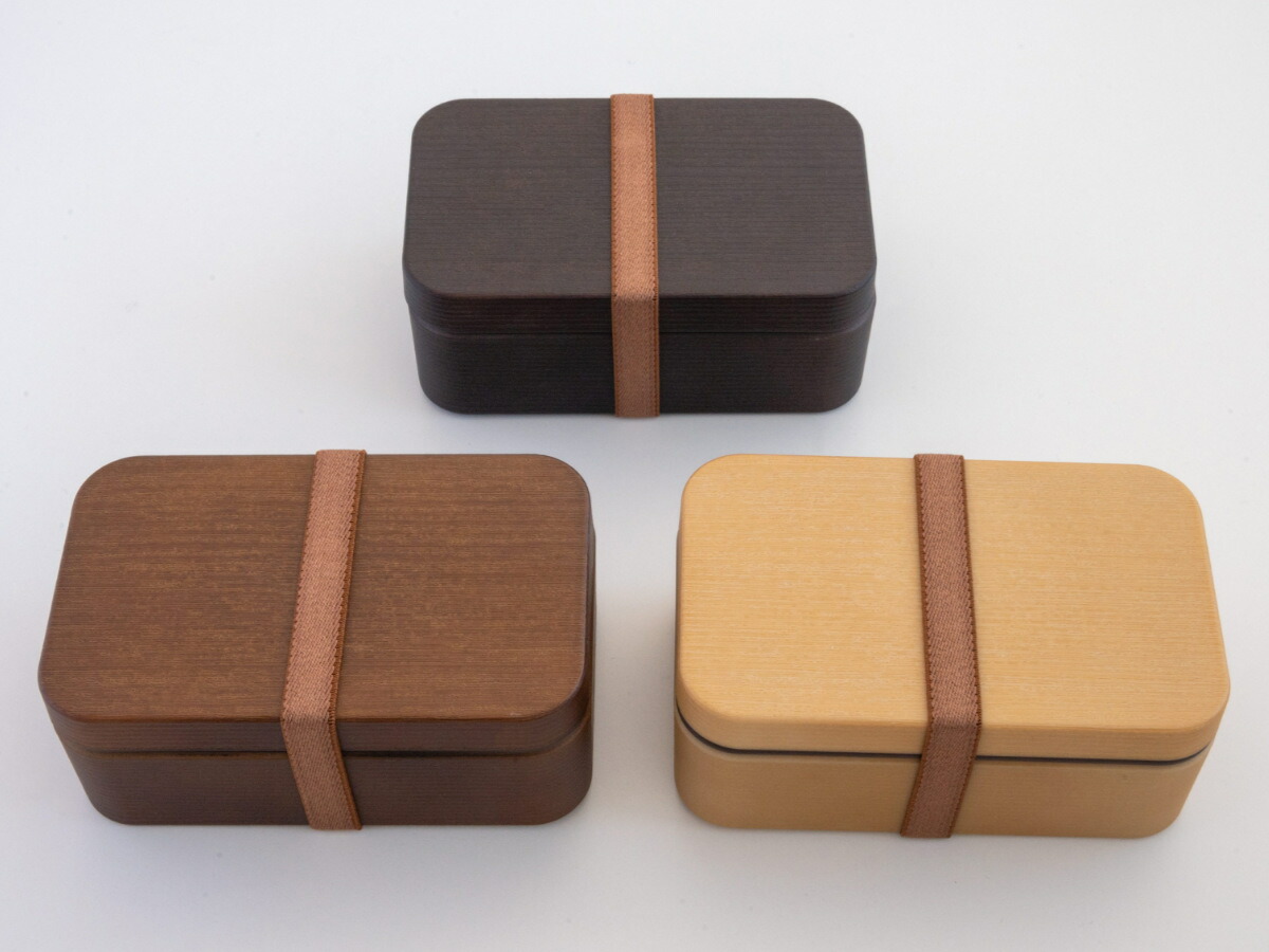 楽天市場】お弁当箱 お米がくっつきにくい弁当箱 1段 600ml 木目長角