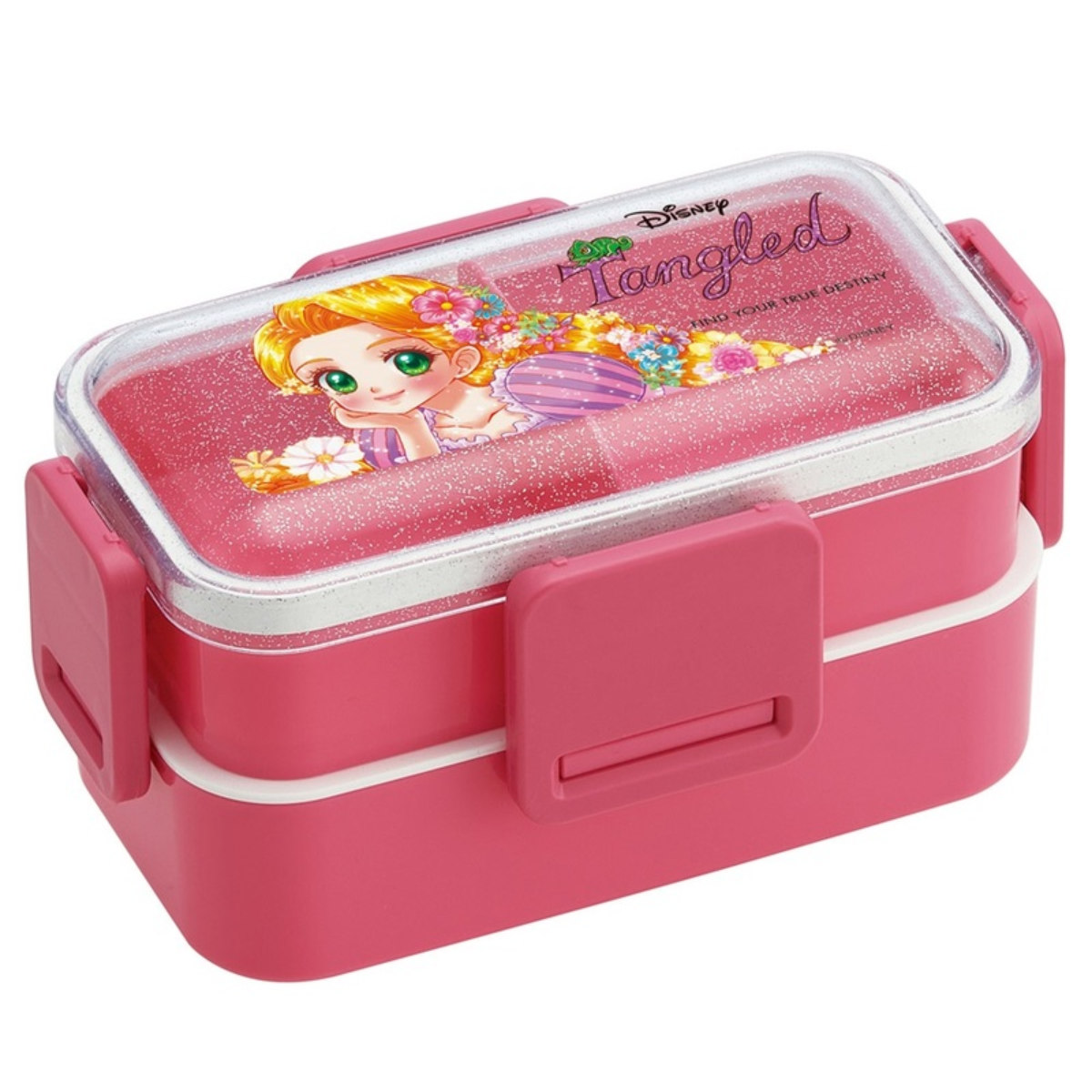 楽天市場】弁当箱 2段 600ml 抗菌2段ふわっと弁当箱 ラプンツェル中川