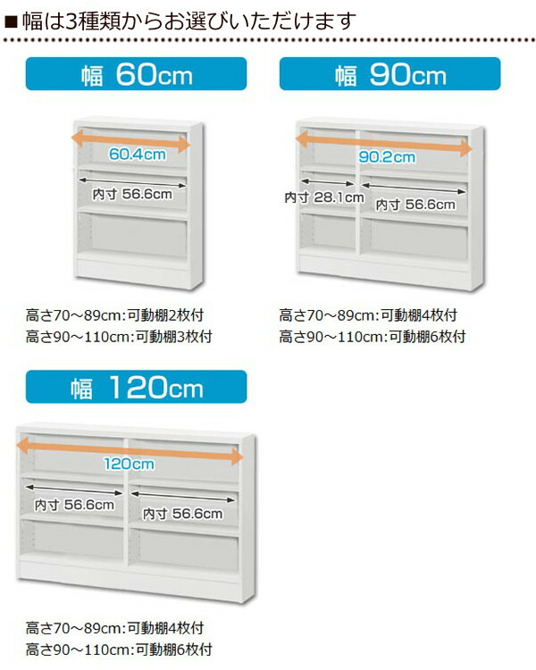 楽天市場】サイズオーダー家具 窓下収納 幅120cm 高さ90－110cm